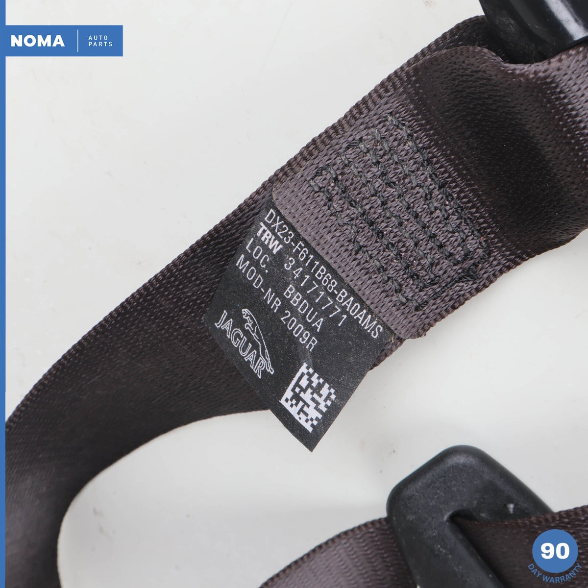 12-15 Jaguar X250 XF XFR Rear Right Passenger Side Seat Belt Retractor Brown OEM - photo 6