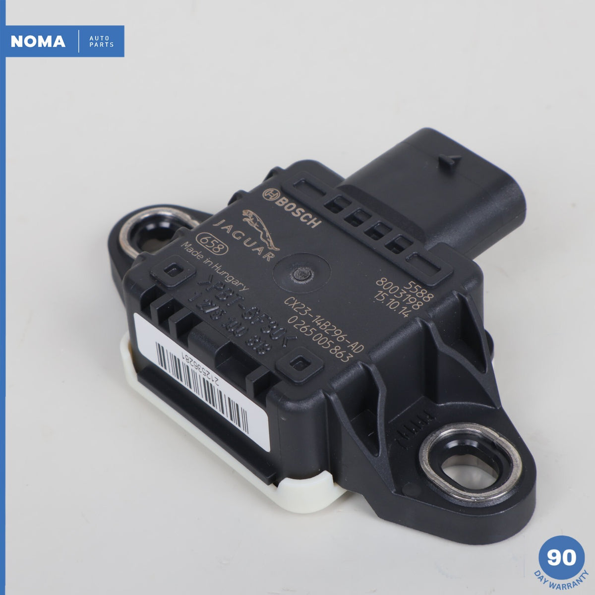 12-15 Jaguar XF XFR X250 Turn Yaw Rate Body Acceleration Sensor C2D26335 OEM - photo 4