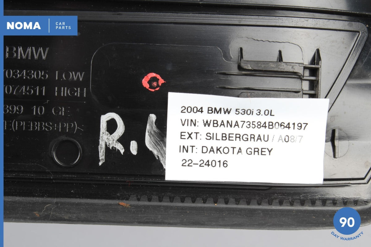 04-10 BMW 530i E60 E61 Rear Right Passenger Side Door Sill Scuff Trim Cover OEM - photo 10