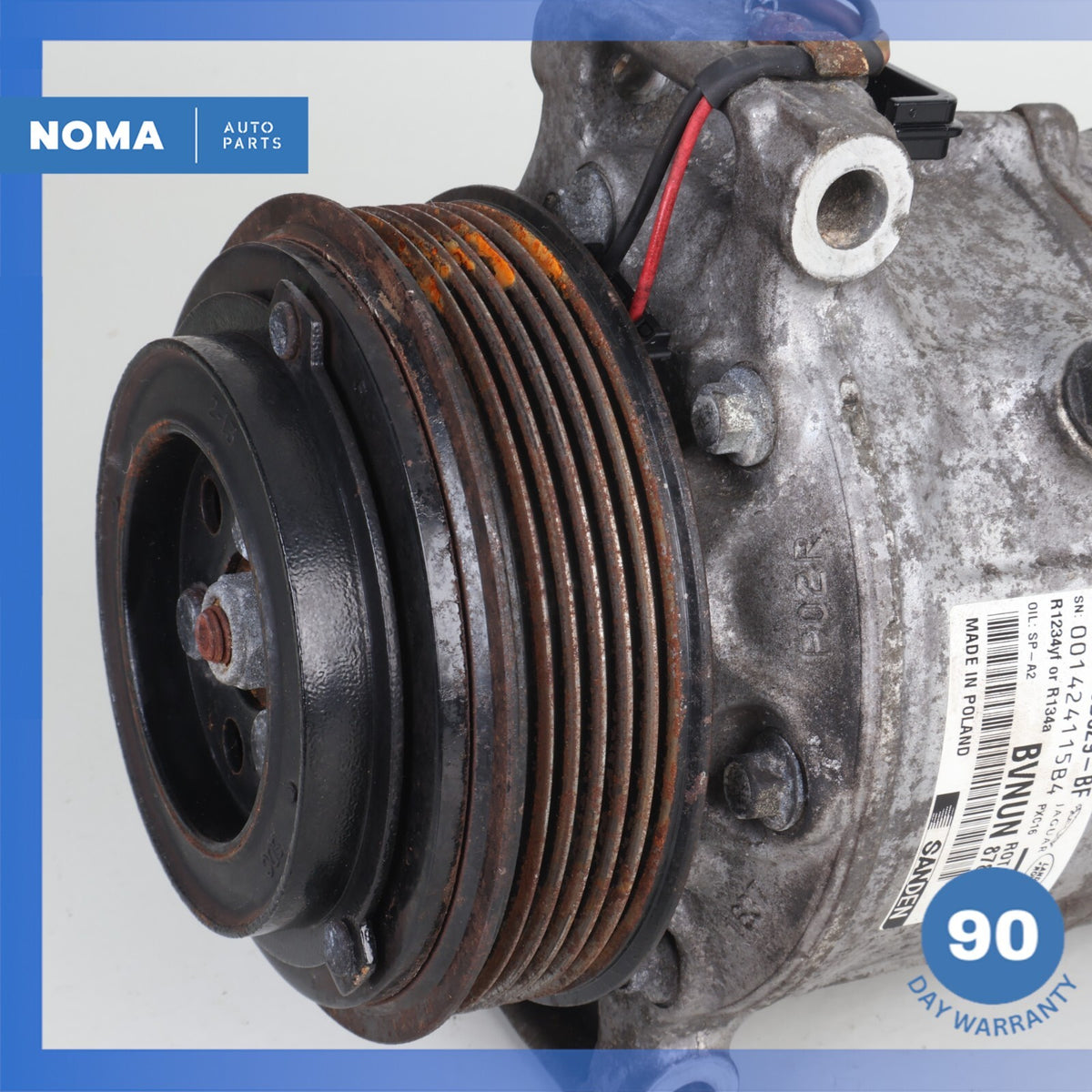 10-23 Land Rover L319 LR4 F-Type AC Air Conditioning Compressor Clutch OEM - photo 4