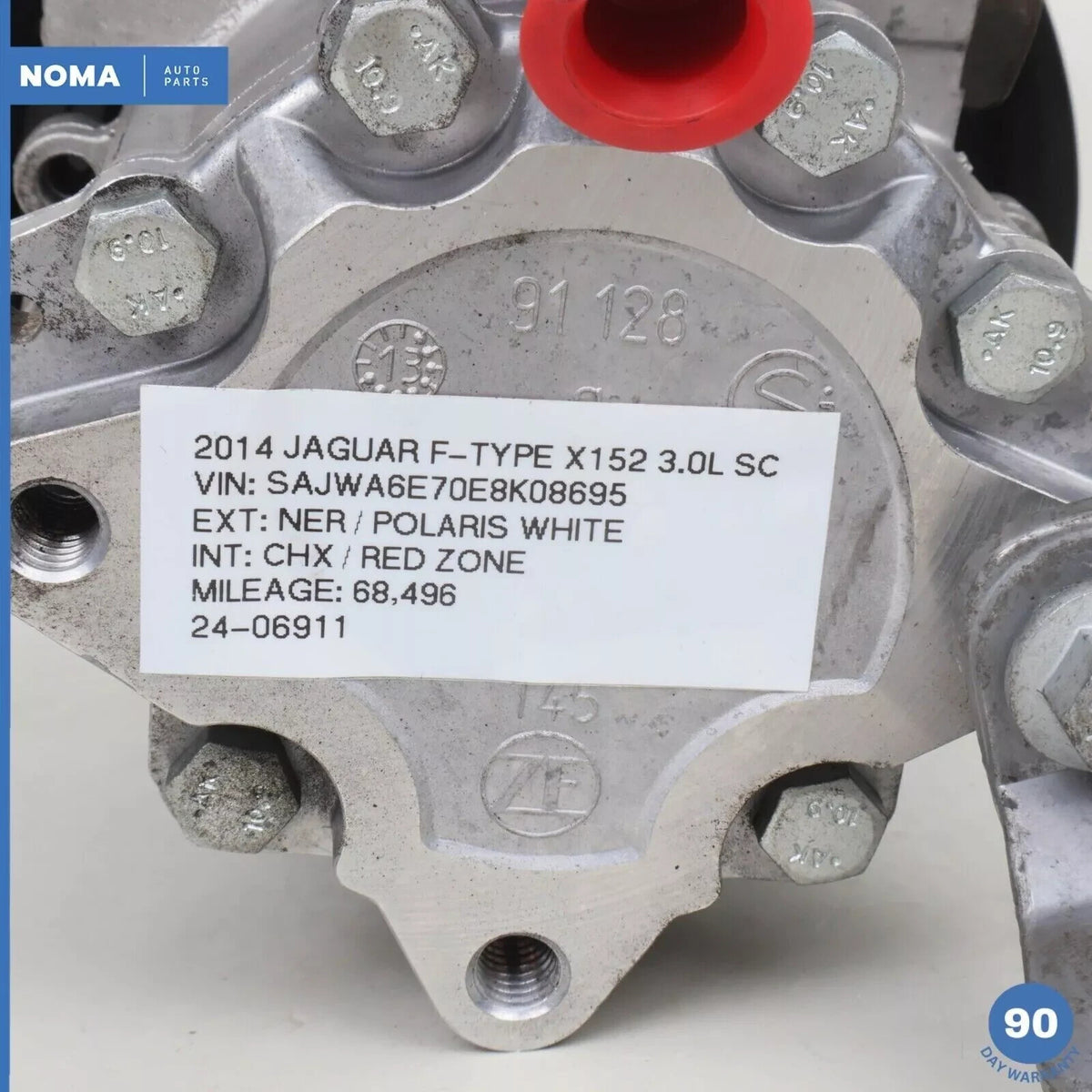 10-19 Jaguar X152 F-Type 3.0L 5.0L Power Steering Pump Assembly 8W833A674AB OEM - photo 15