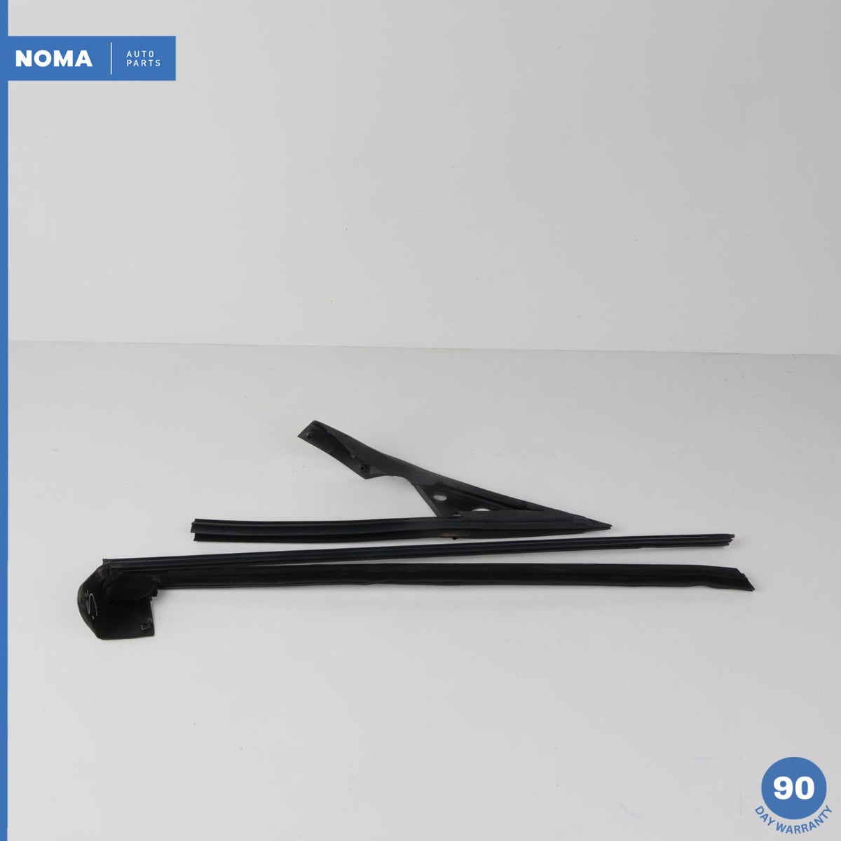 03-08 BMW E85 Z4 Right Passenger Door Window Weather Strip Seal Set of 2 OEM - photo 8