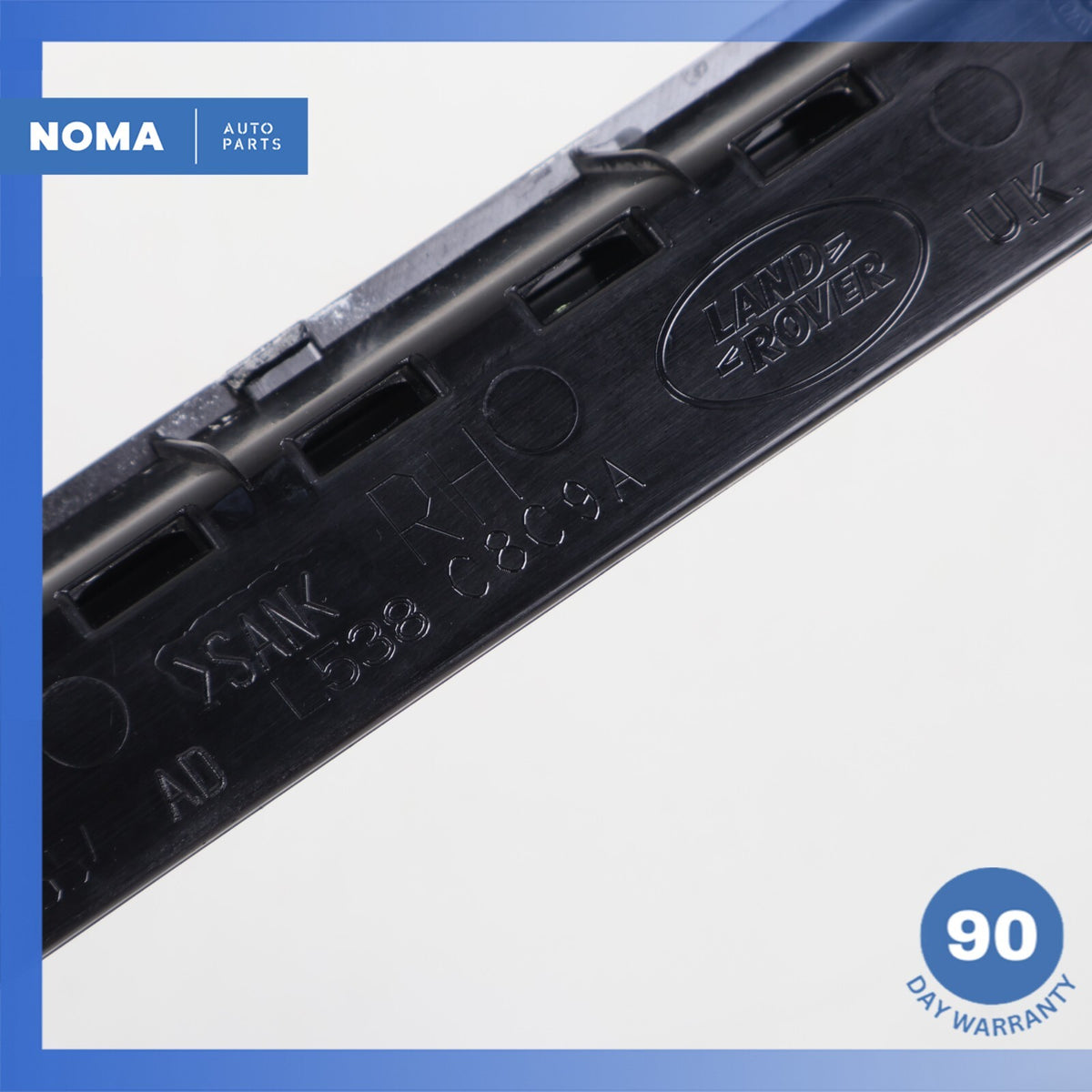 12-19 LR Range Rover Evoque L538 Front Right Outer Door Window Molding Set OEM - photo 16
