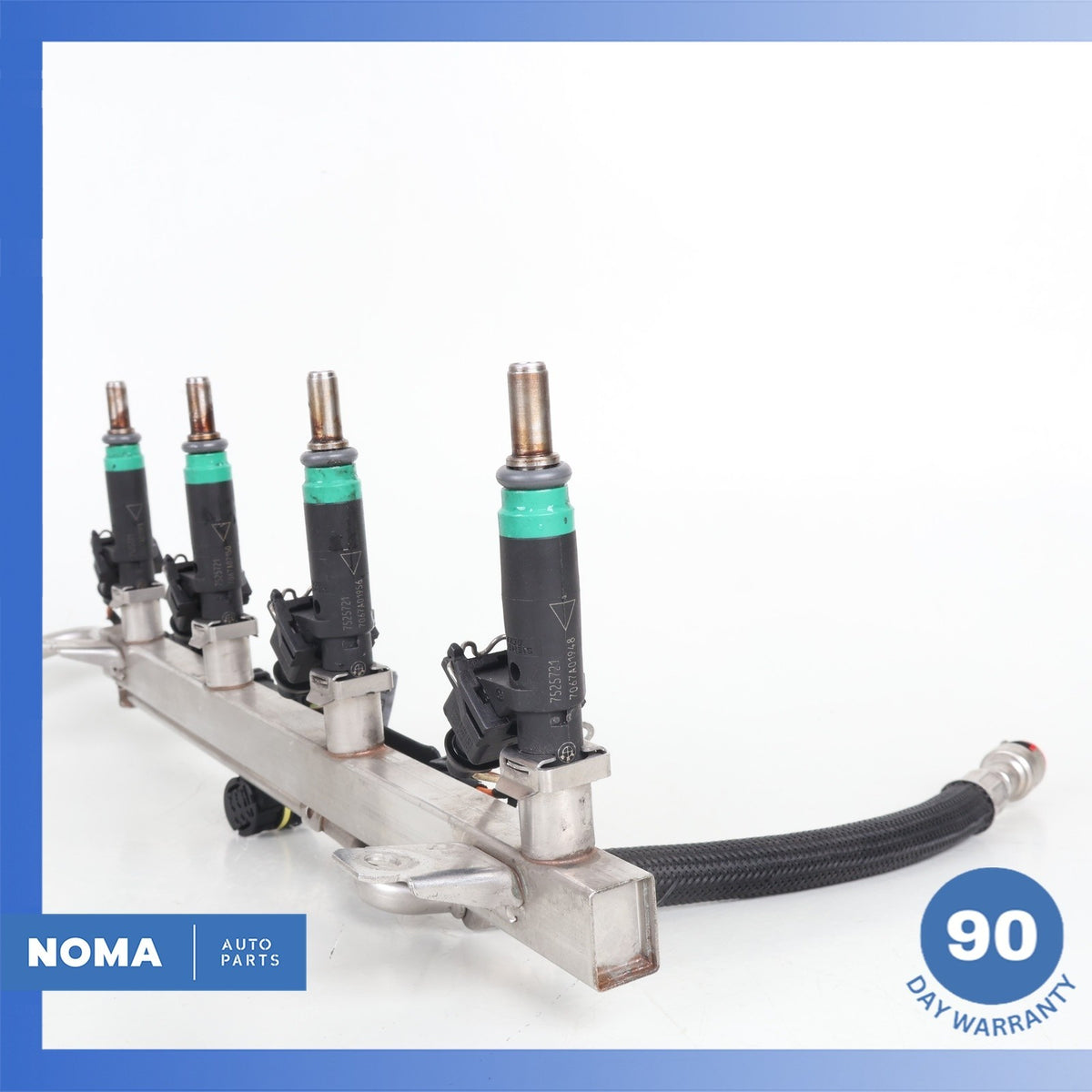 07-10 BMW E70 X5 4.8L V8 N62 Engine Motor Fuel Injector Rail w/ Injectors OEM - photo 6