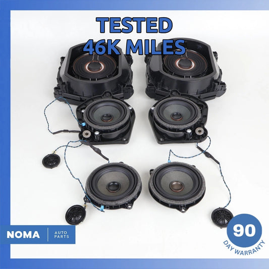 11-17 BMW F25 X3 Top Hi-Fi Interior Speaker Subwoofer Tweeter Set OEM 46k - photo 1