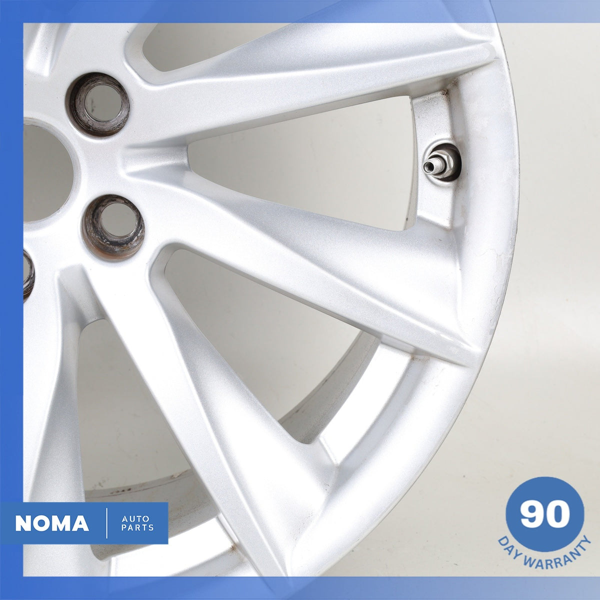 14-24 Jaguar X152 F-Type Vela 9.5 x R18 18" Rear Wheel Rim Silver T2R1858 OEM - photo 4