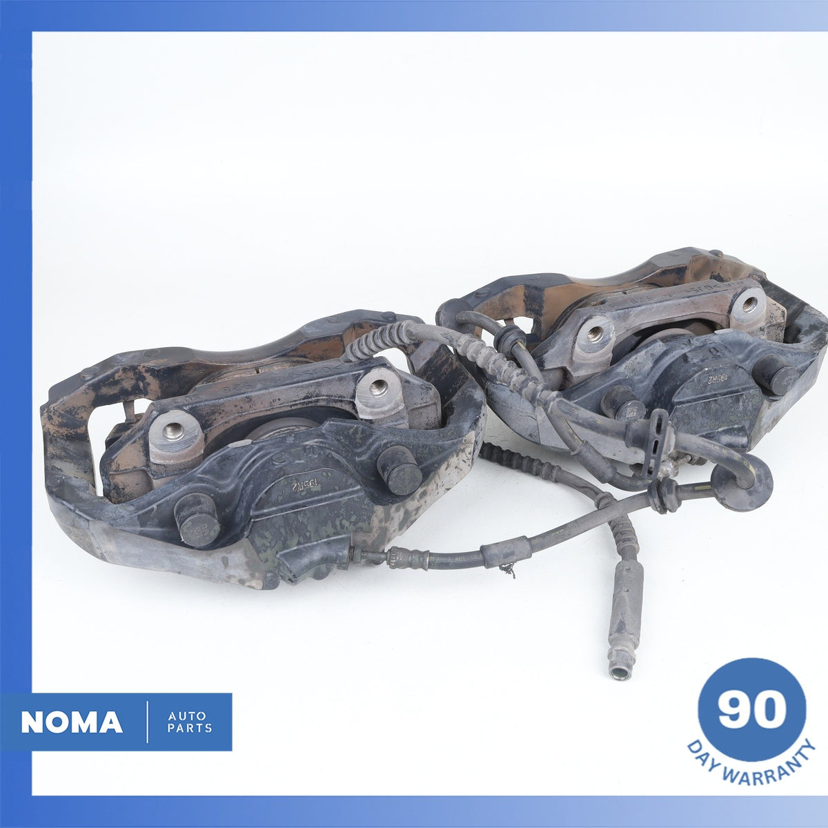 09-17 BMW F13 650i 550i 750i 535i Front Left & Right Brake Calipers Set of 2 OEM - photo 11