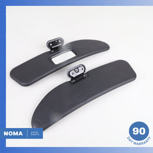96-02 BMW E36 Z3 Convertible Left & Right Sunvisor Sun Visor Black OEM - photo 1