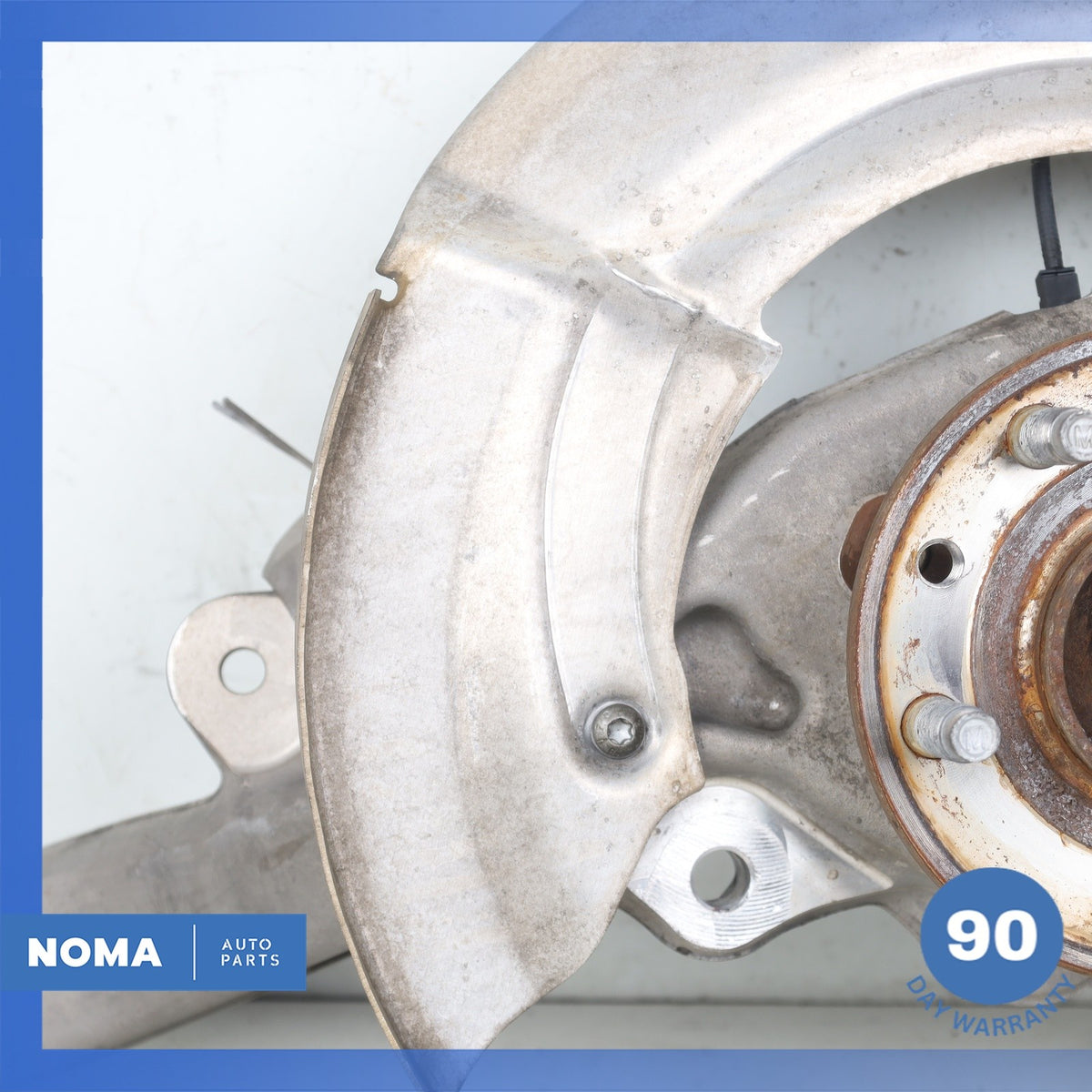 16-18 Jaguar X260 XF Front Right Spindle Knuckle Hub w/ Shield T2H35509 OEM - photo 7