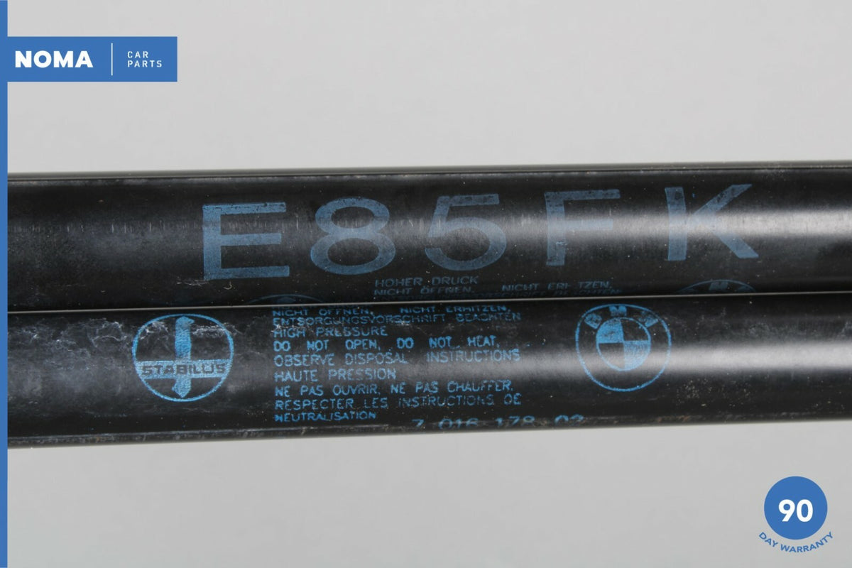 03-08 BMW Z4 E85 E86 Hood Bonnet Lid Lift Support Cylinder Strut Set of 2 OEM - photo 4