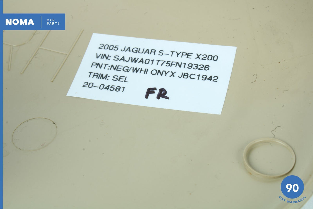 03-08 Jaguar S-Type X204 Front Right Seat Valance Cover Panel Trim SEL OEM - photo 11