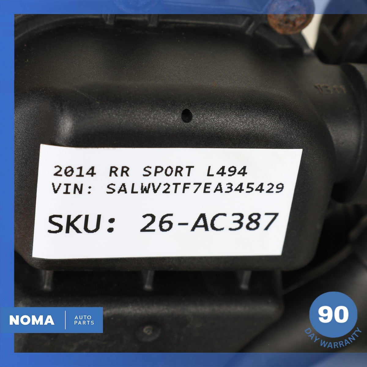 10-24 LR Range Rover L494 5.0L Inlet Manifold Vacuum Air Chamber Symposer OEM - photo 15