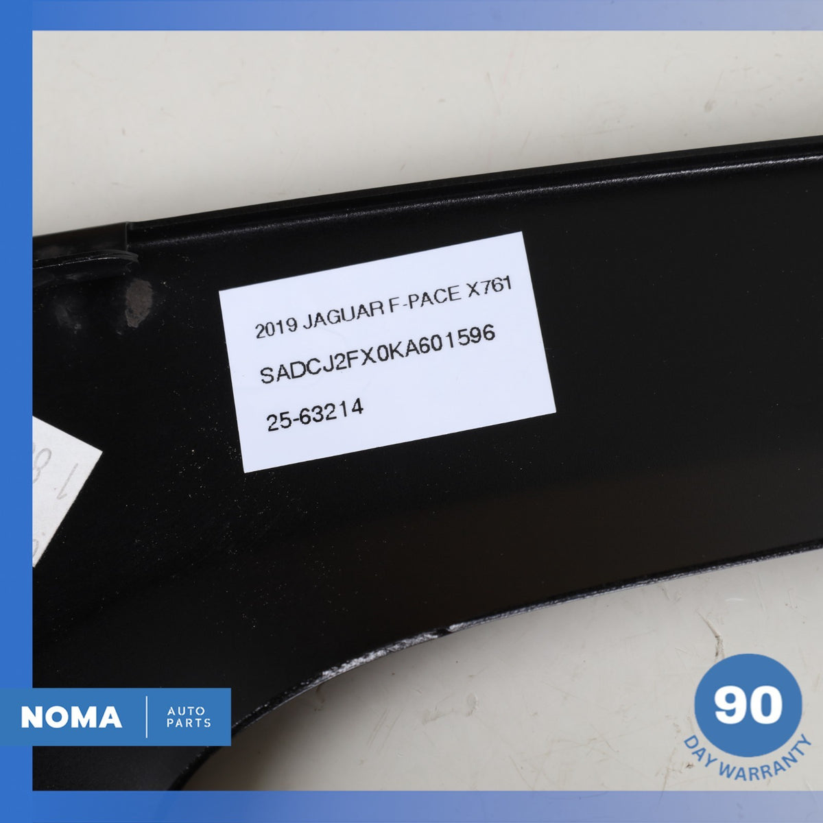 17-23 Jaguar X761 F-Pace Rear Left Quarter Door Window Molding Black OEM - photo 13