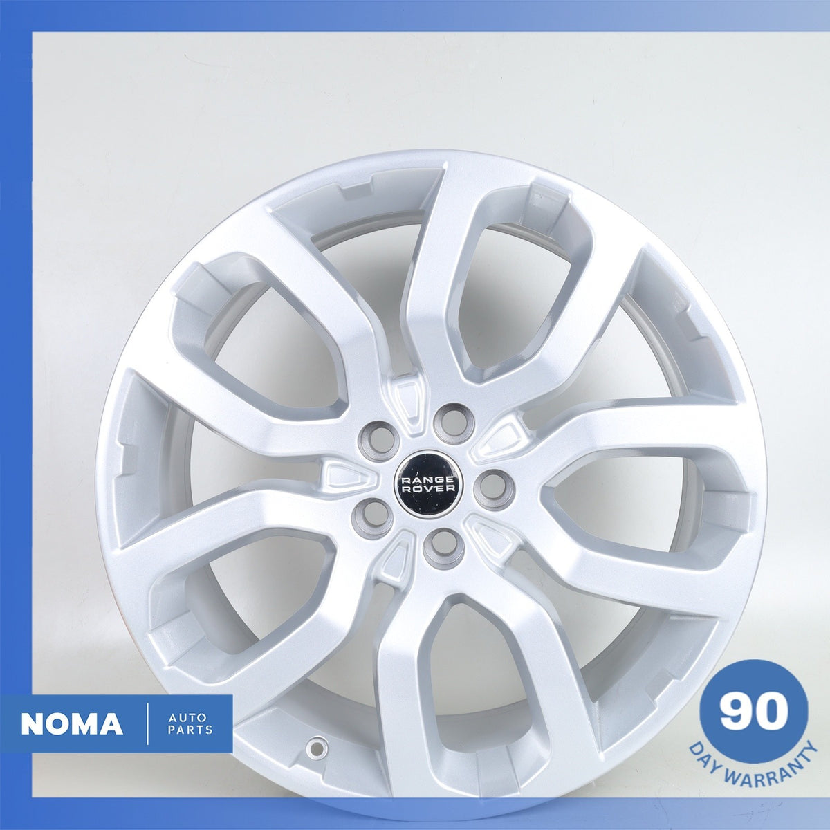 14-22 Range Rover Sport L494 9.5 x R22 22" Wheel Rim Silver Refurbished OEM - photo 2