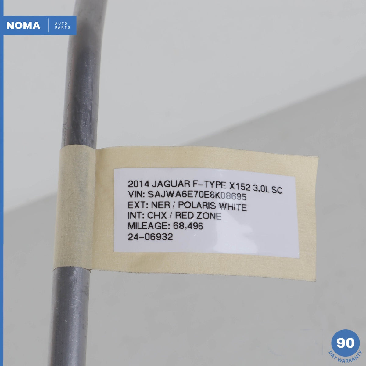 14-15 Jaguar X152 F-Type A/C Air Conditioning Hose Pipe Line C2P25114 OEM 68k - photo 16