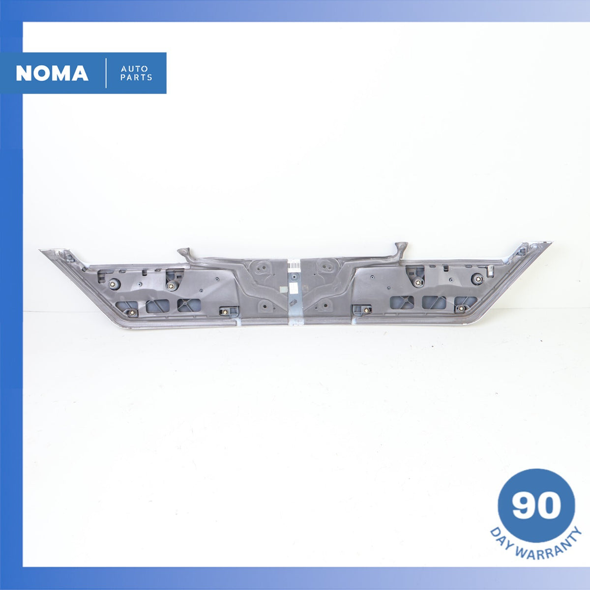 02-05 BMW E66 745Li Rear Trunk Lid License Plate Trim Panel White OEM - photo 7