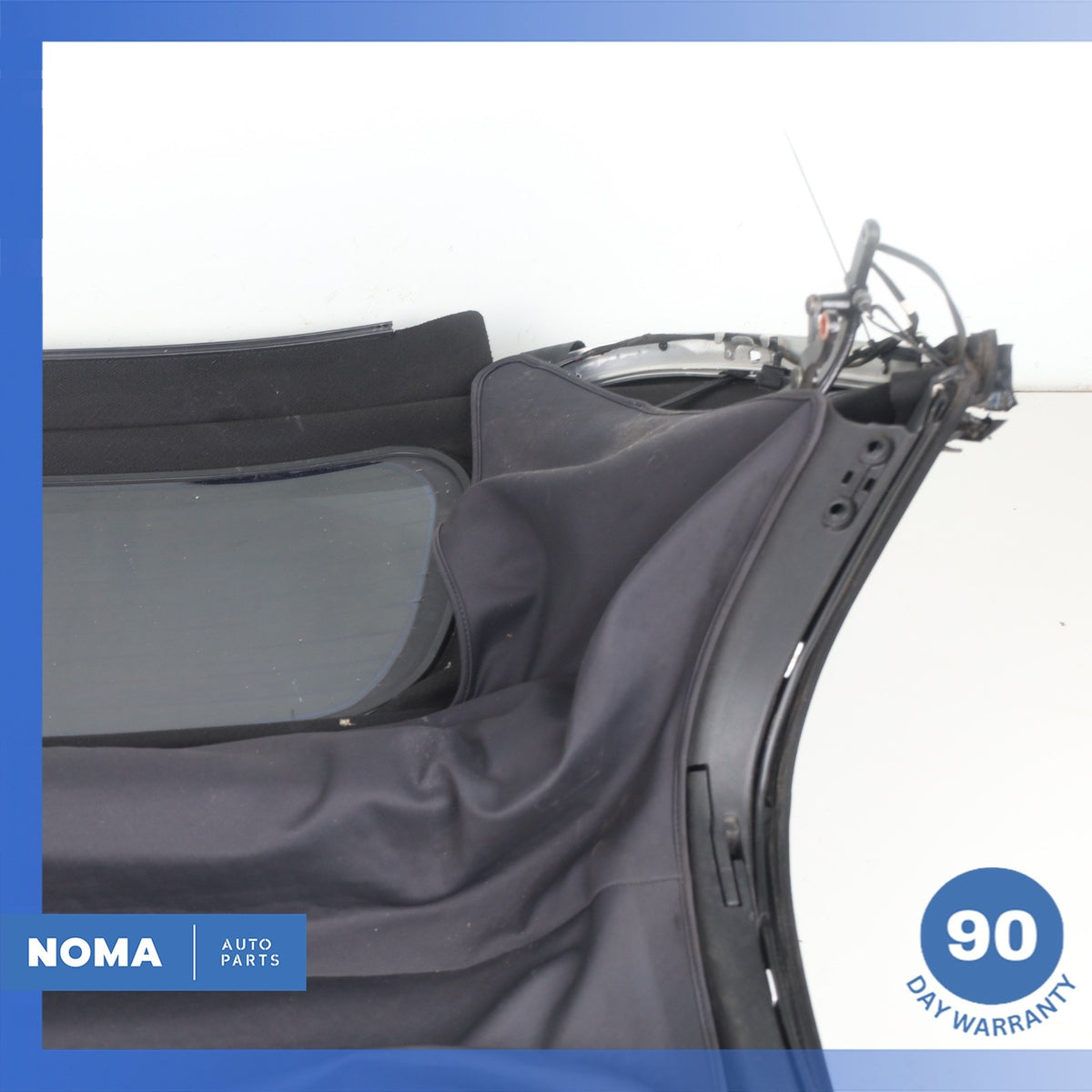 03-08 BMW E85 Z4 Convertible Soft Top Upper Roof Assembly Black 54347056277 OEM - photo 12
