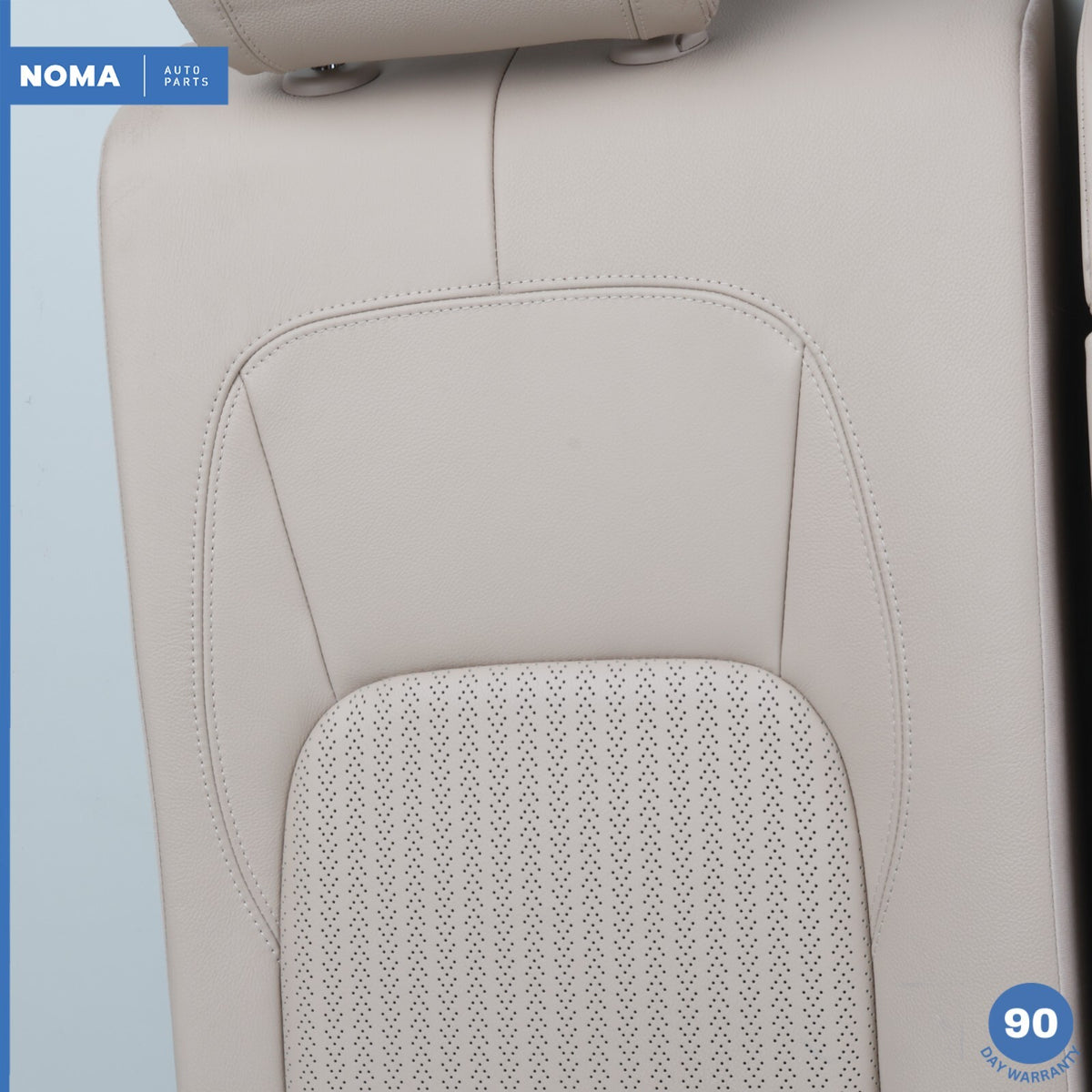 16-20 Jaguar X260 XF Rear Left & Right Upper Seat Cushion Set Beige OEM - photo 7