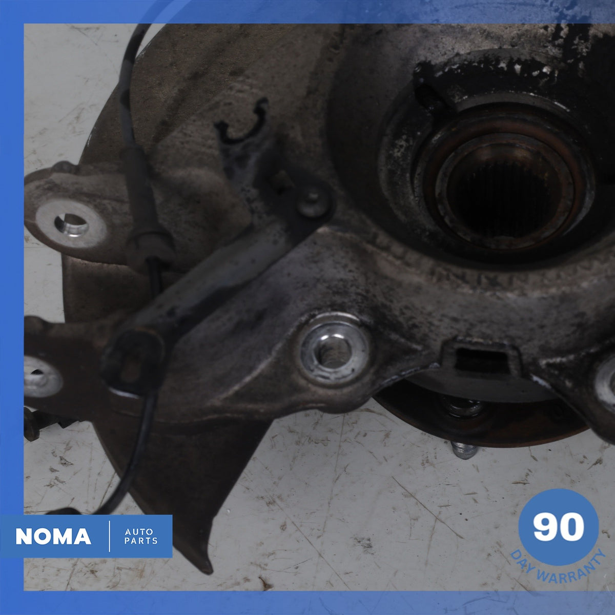 16-19 Jaguar X260 XF XE Rear Left Spindle Knuckle Hub w/ Shield OEM - photo 15