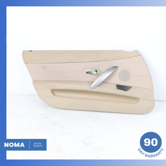 03-08 BMW E85 Z4 Left Driver Door Panel Cover Trim Beige OEM - photo 1