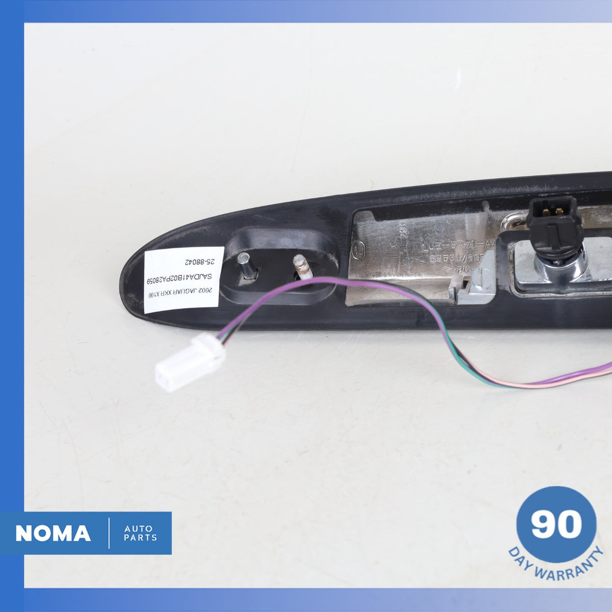 00-06 Jaguar X100 XKR Rear Trunk Bezel License Plate Light Lamp Trim Chrome OEM - photo 15