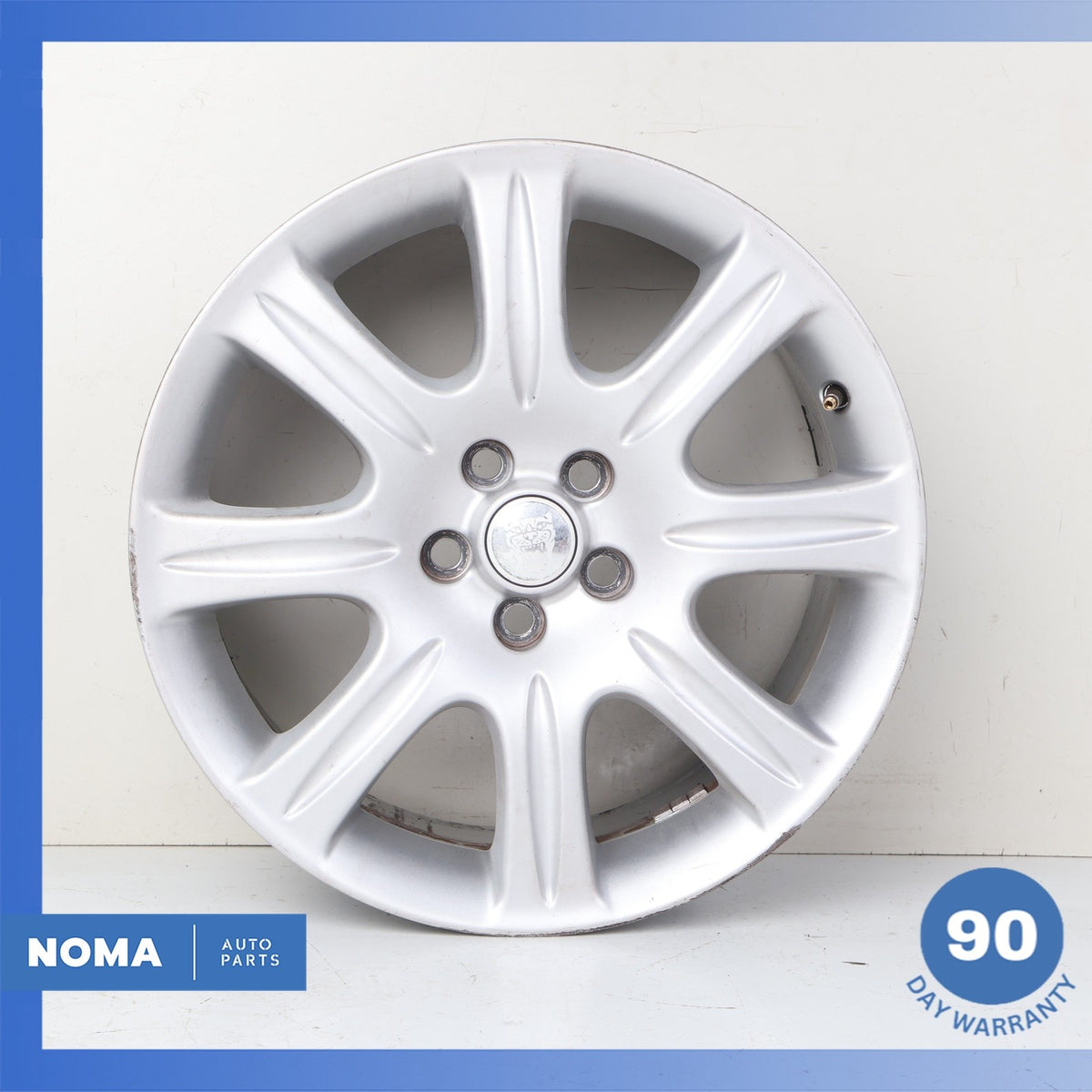 04-09 Jaguar X350 XJ8 Vanden Plas Dynamic 8 x R18 18" Wheel Rim Silver OEM - photo 1