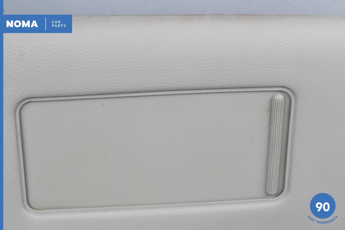 04-10 BMW 525i 530i E60 Left Driver Side Sun Visor w/ Vanity Mirror Gray OEM - photo 10