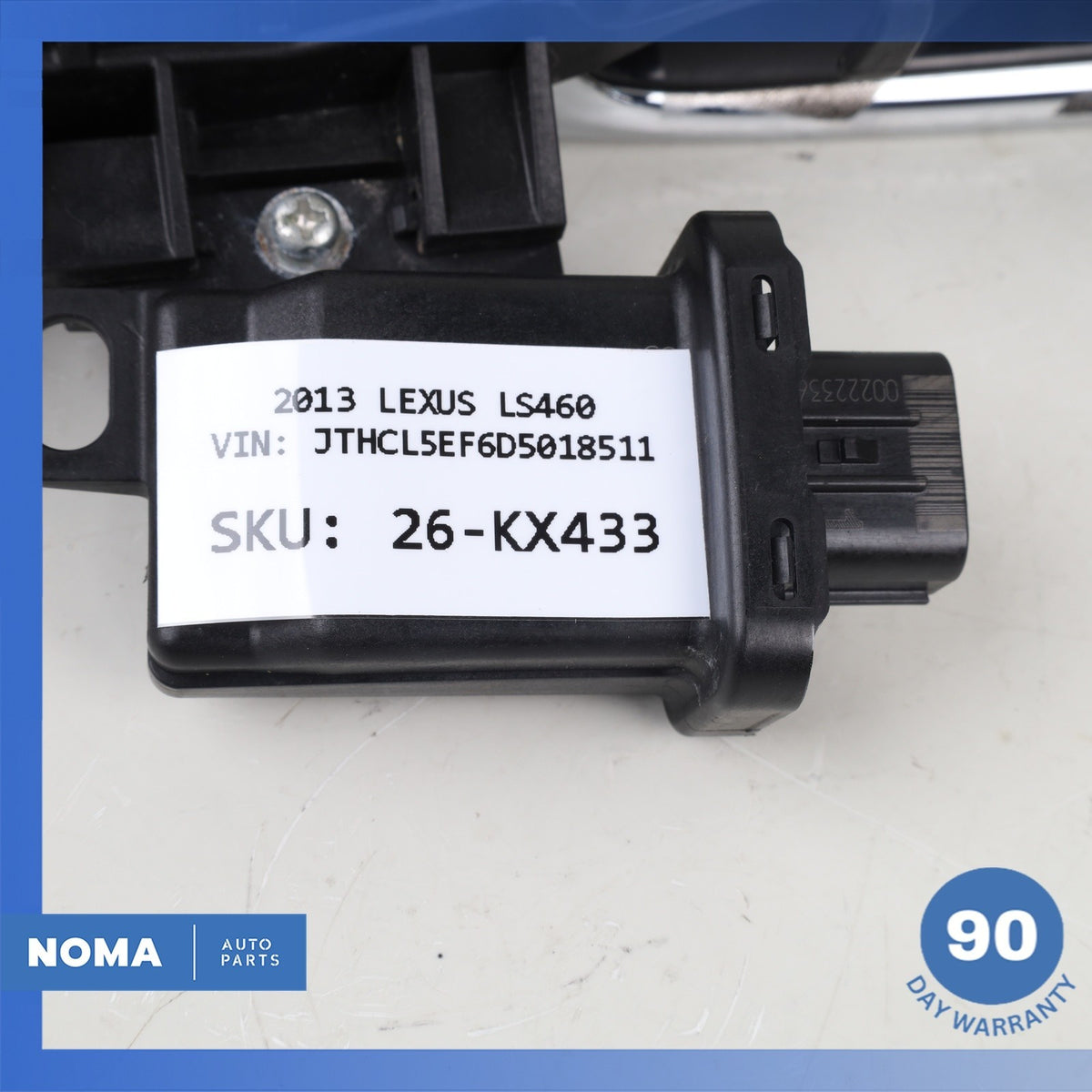 07-17 Lexus USF40 LS460 Rear Riight Side Exterior Door Handle w/ Keyless Go OEM - photo 16