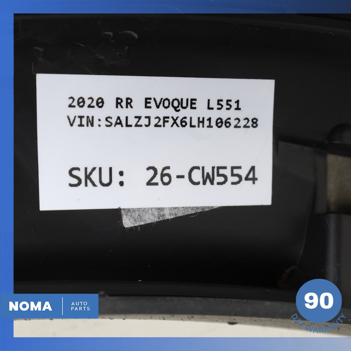 Range Rover Evoque L551 Rear Left Wheel Arch Molding K8D228371AD OEM - photo 9