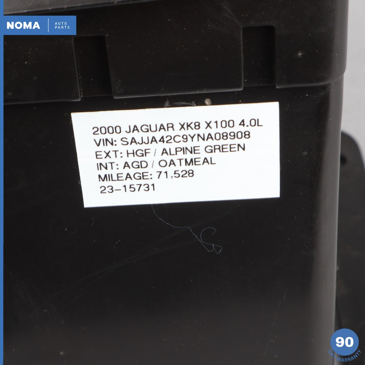 00-01 Jaguar XK8 XKR X100 Rear In Trunk Fuse Junction Relay Box Carrier OEM - photo 13