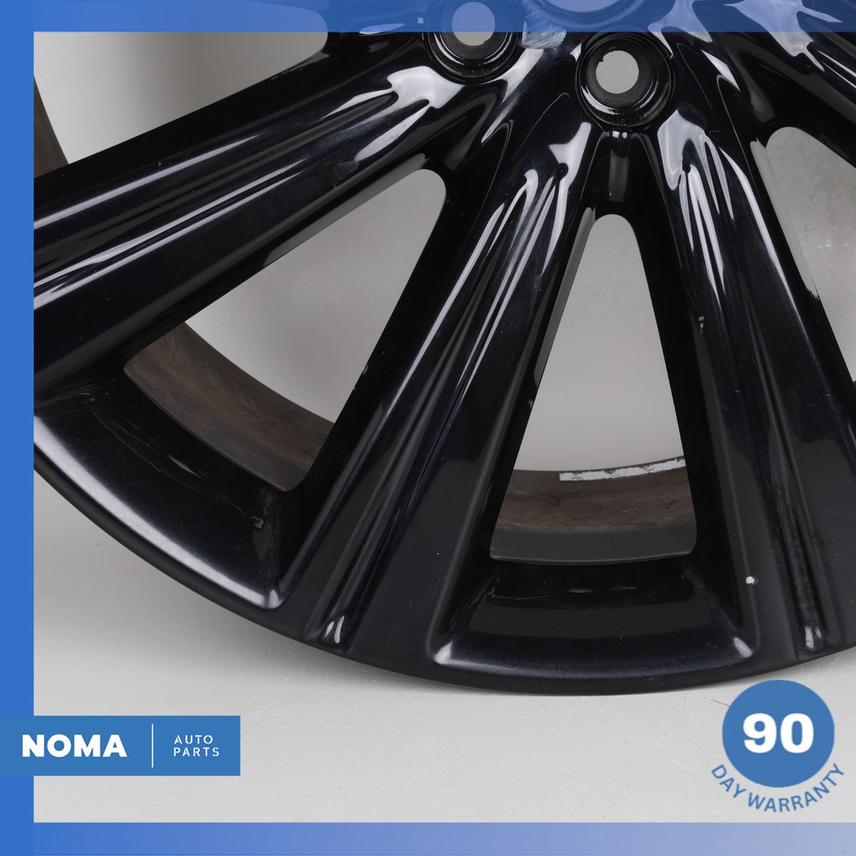 17-24 Jaguar X761 F-Pace Turbine 9 x R22 22" Wheel Rim Black OEM - photo 8