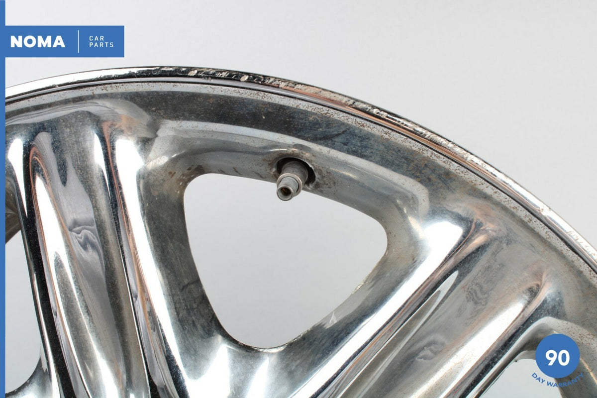 2004 Jaguar XK8 X100 9x18 R18 Rear Right or Left Alloy Wheel Rim Chrome OEM - photo 4