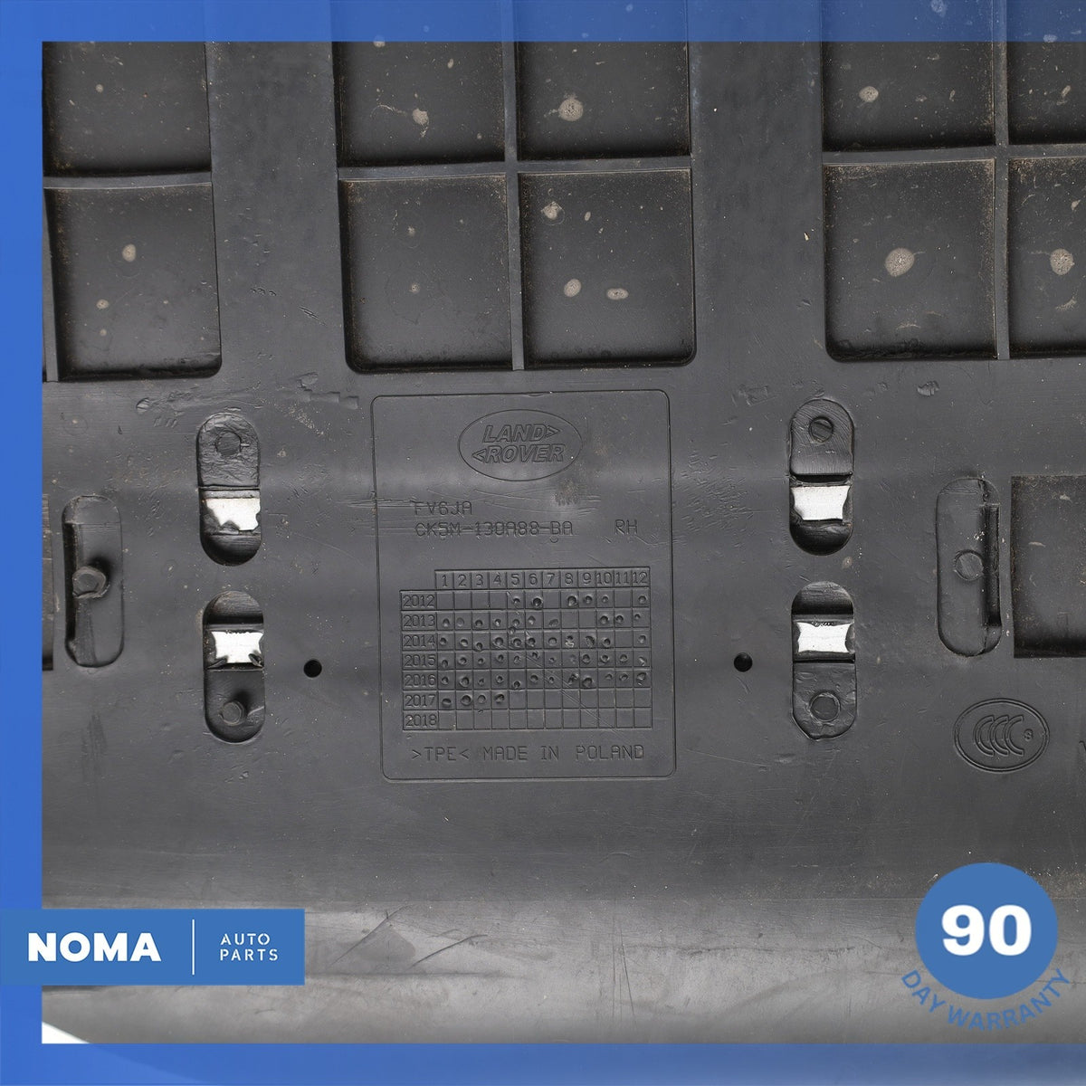 14-22 Range Rover Sport L494 Front & Rear Left & Right Floor Rubber Mat Set OEM - photo 16