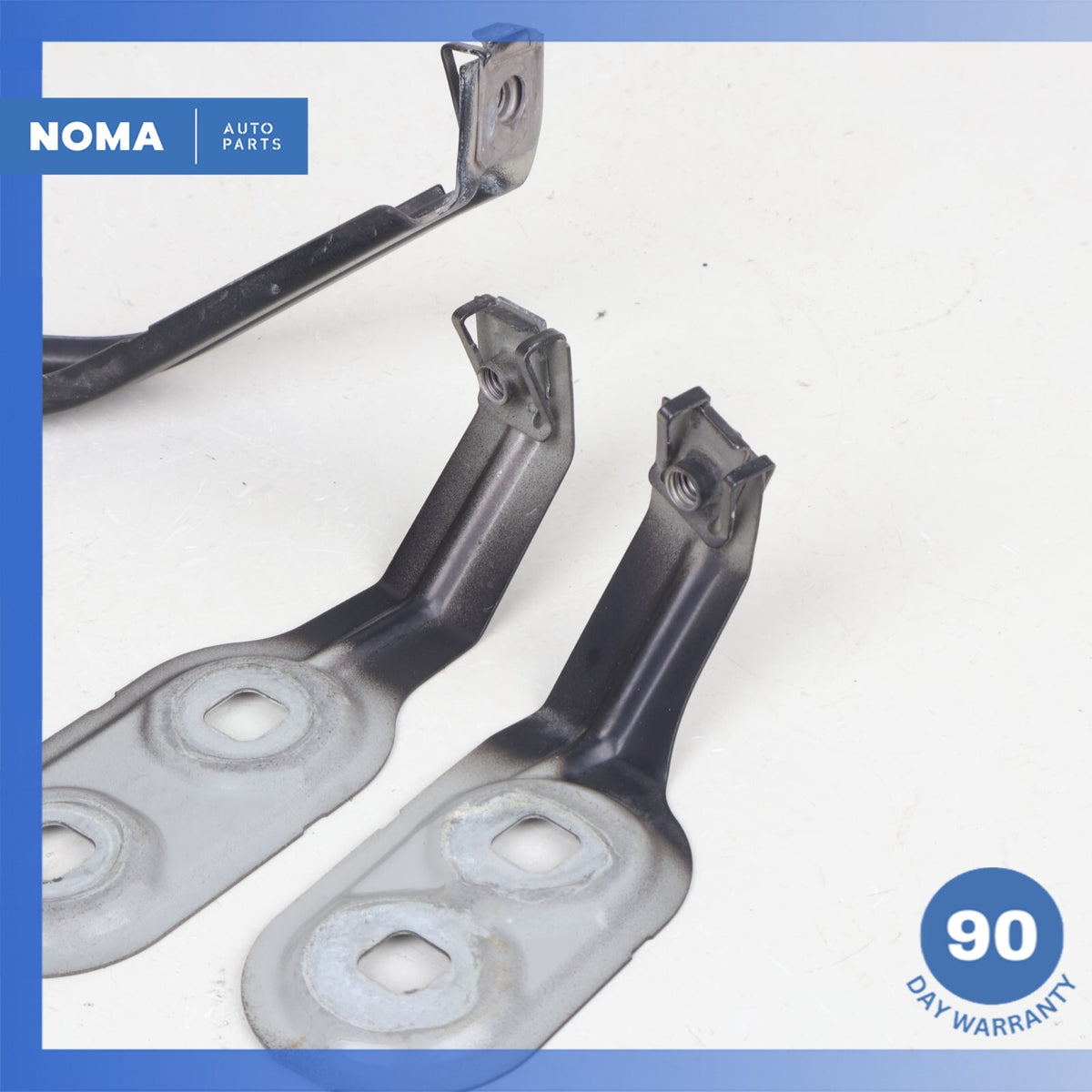 2013 BMW F10 550i Left Driver Side Fender Mount Bracket Set of 4 Black OEM - photo 3