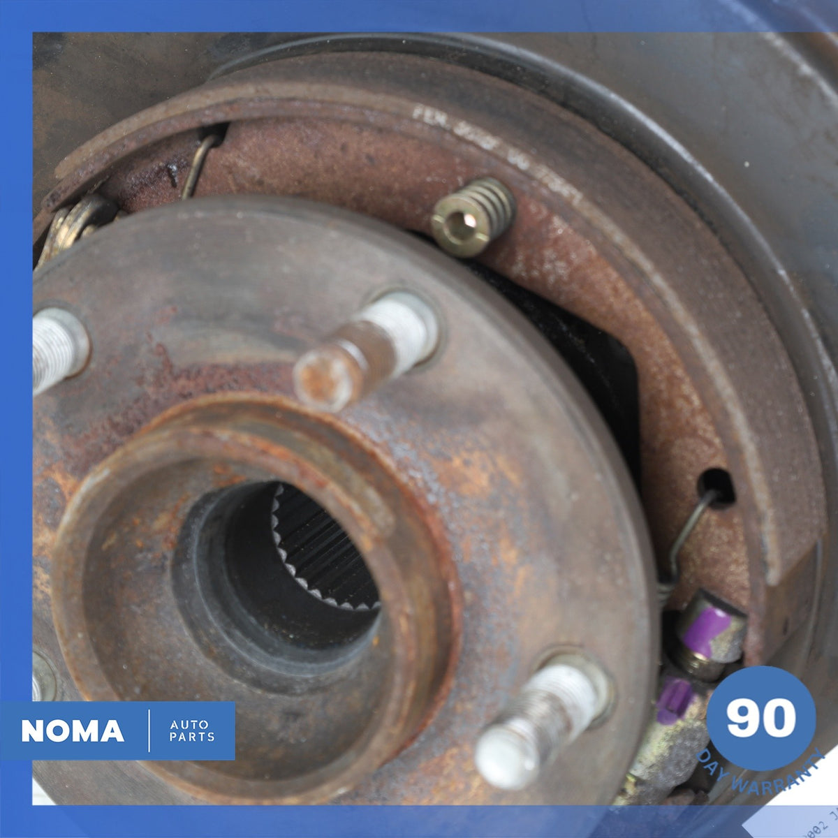 00-06 Jaguar X100 XKR XJR Rear Right Side Spindle Knuckle Hub w/ Shield OEM - photo 4