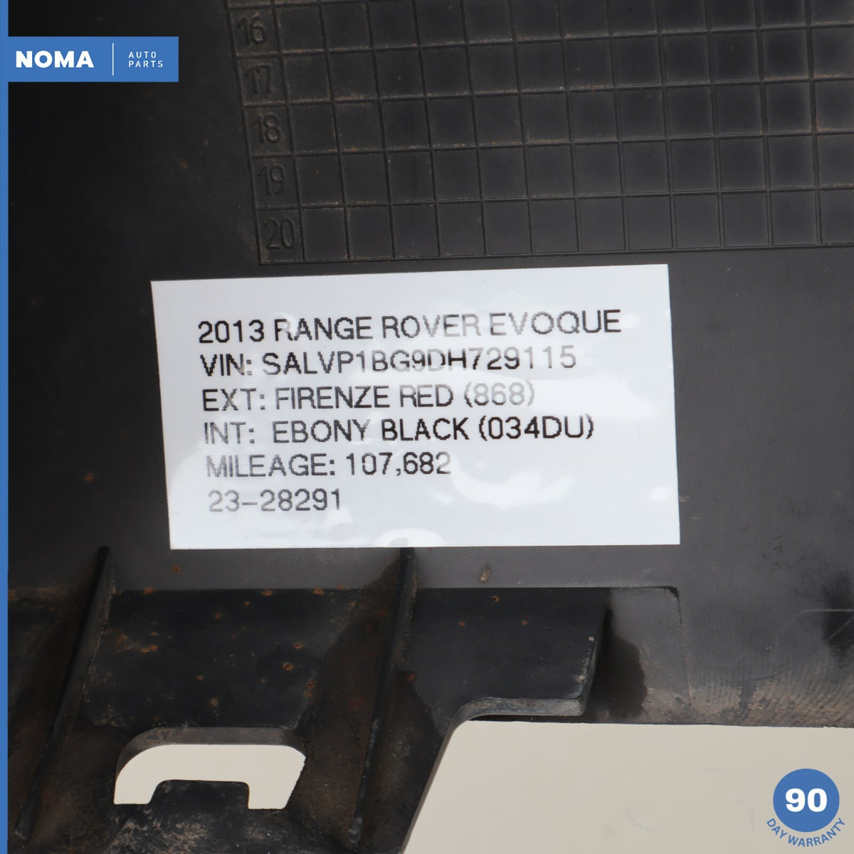 12-19 Range Rover Evoque L538 Front Left Side Fender Molding Cover LR035400 OEM - photo 12