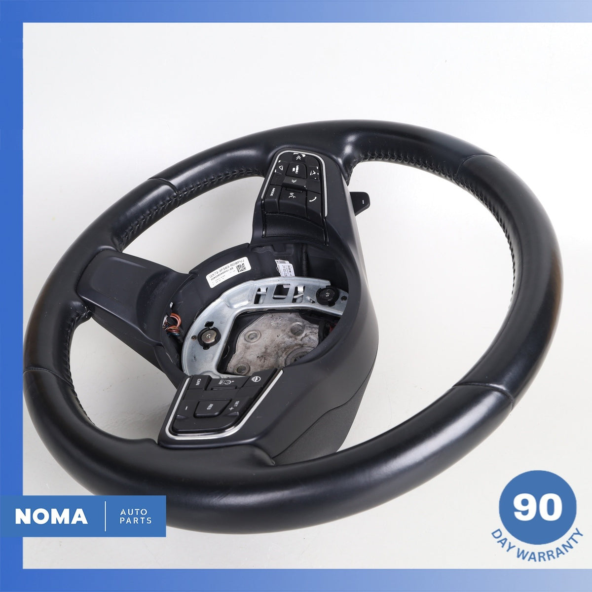 16-21 Jaguar X760 XE F-Pace XF Steering Wheel w/ Paddle Shifters Black OEM - photo 8