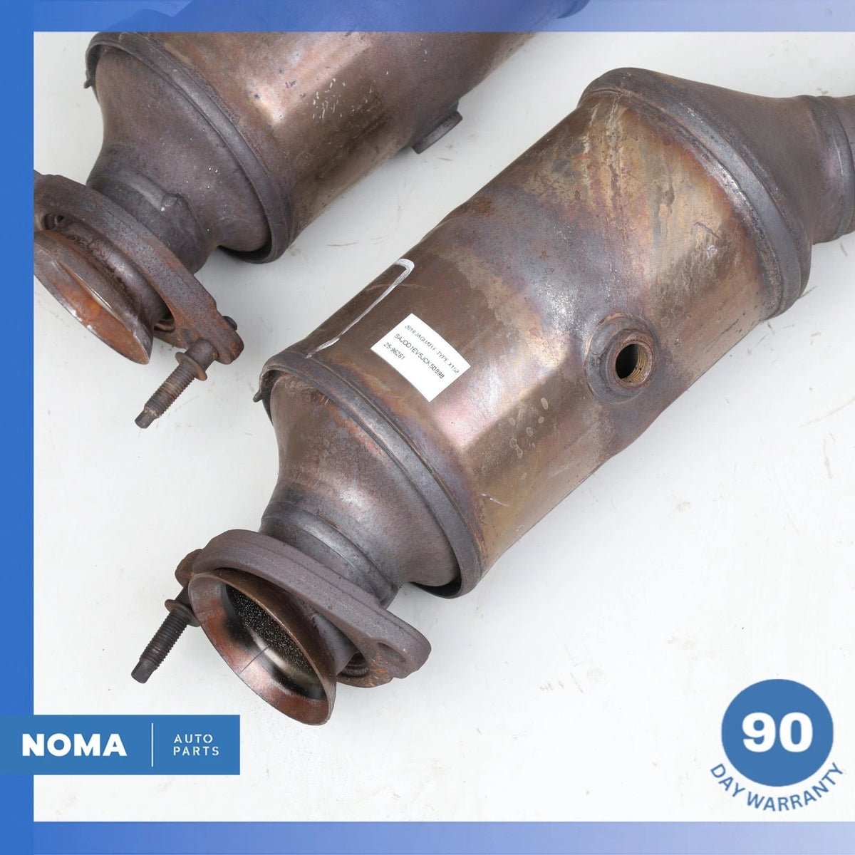 16-20 Jaguar X152 F-Type-S RWD Left & Right Side Exhaust Downpipe Set OEM 19k - photo 6