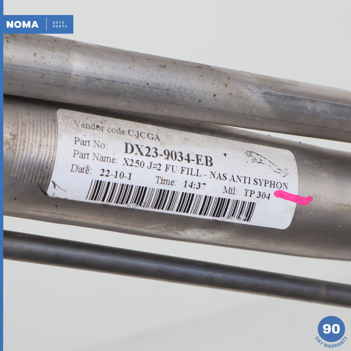 13-15 Jaguar XF X250 2.0L Turbo Fuel Gas Gasoline Tank Filler Pipe w/ Valve OEM - photo 12