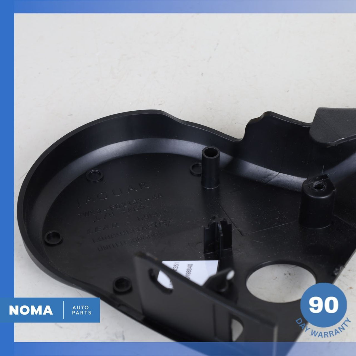 10-19 Jaguar X351 XJL XJ Front Right Passenger Seat Shield Cover Trim Black OEM - photo 10