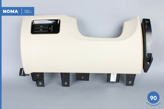 10-18 Jaguar XJ XJL X351 Dash Steering Column Knee Panel Trim Ivory NAA OEM - photo 1