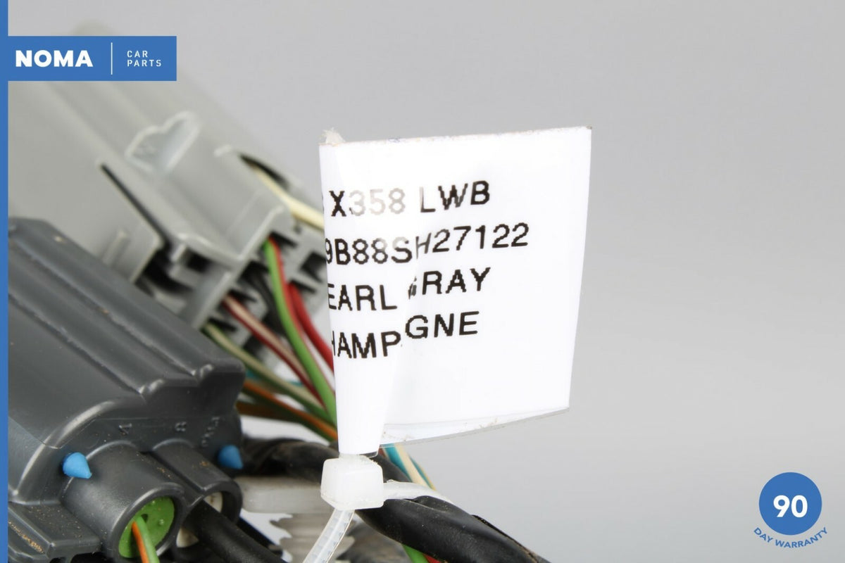 05-09 Jaguar XJ8 VDP X350 X358 LWB Rear Right Side Door Wiring Harness OEM - photo 7