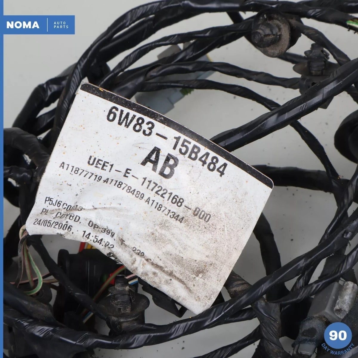 07-09 Jaguar X150 XK Rear Bumper Wiring Wire Harness 6W8315B484AB OEM - photo 14