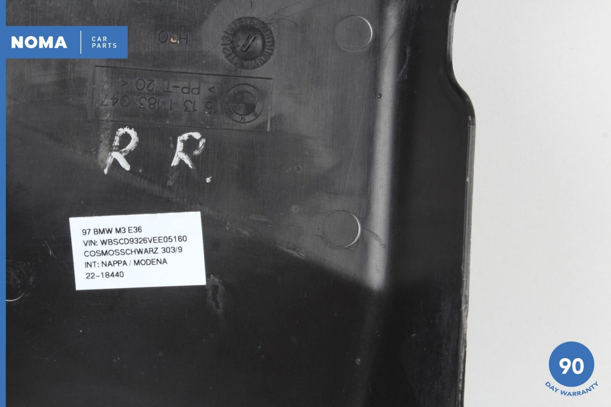 94-99 BMW E36 323i 328i M3 Rear Right Side Charcoal Canister Outer Cover OEM - photo 8