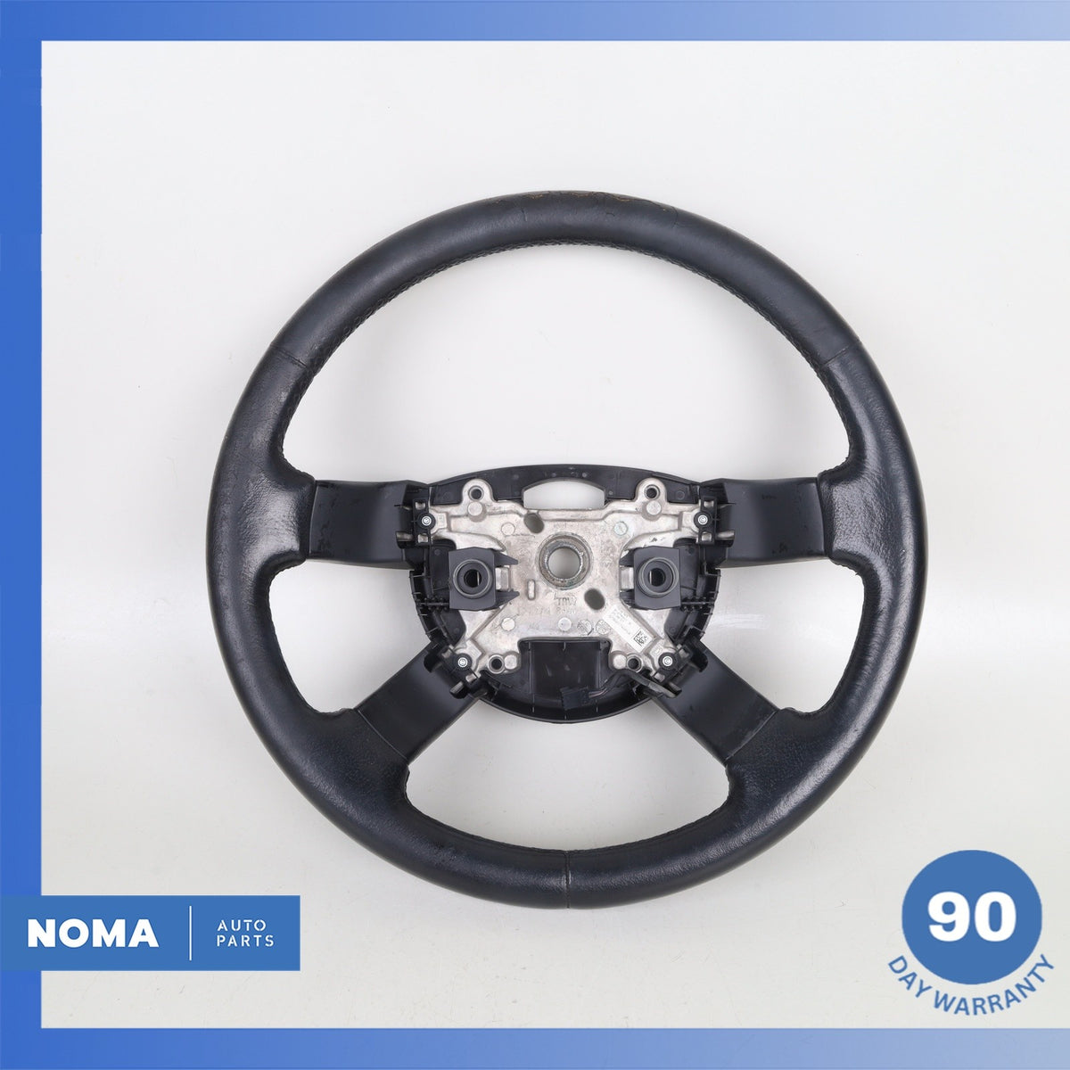03-12 Land Rover Range Rover L322 Heater Leather Steering Wheel Black OEM - photo 1