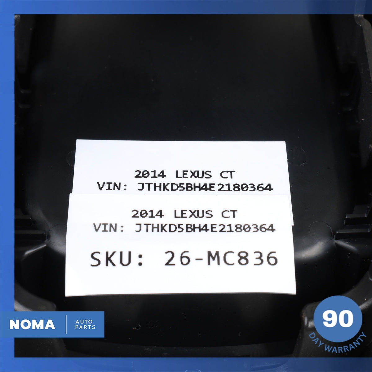 Lexus ZWA10 CT200h Front Center Console Shifter Bezel Cover Panel Trim Black OEM - photo 21