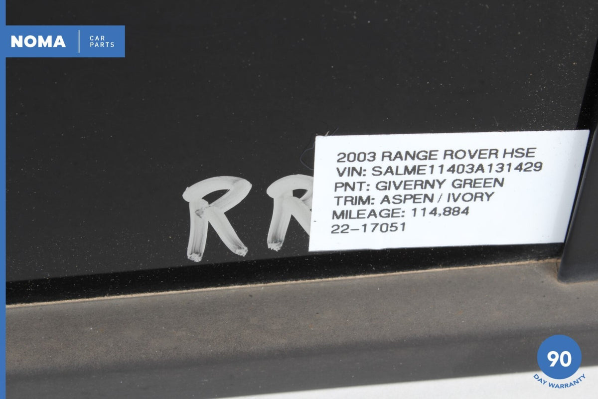 03-05 Range Rover L322 Rear Right Passenger Side Window Glass 2H4Z7829750BA OEM - photo 12