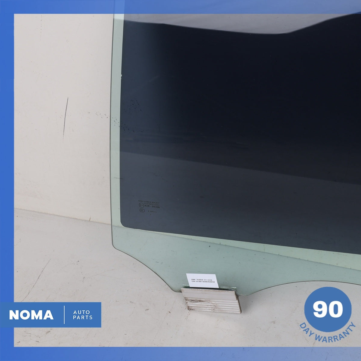 04-09 Jaguar X358 XJ8 XJR SWB Rear Left Driver Side Glass Window OEM - photo 4
