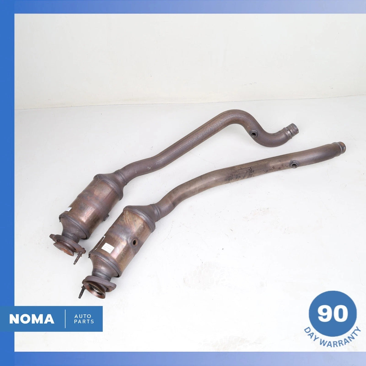 16-20 Jaguar X152 F-Type-S RWD Left & Right Side Exhaust Downpipe Set OEM 19k - photo 2
