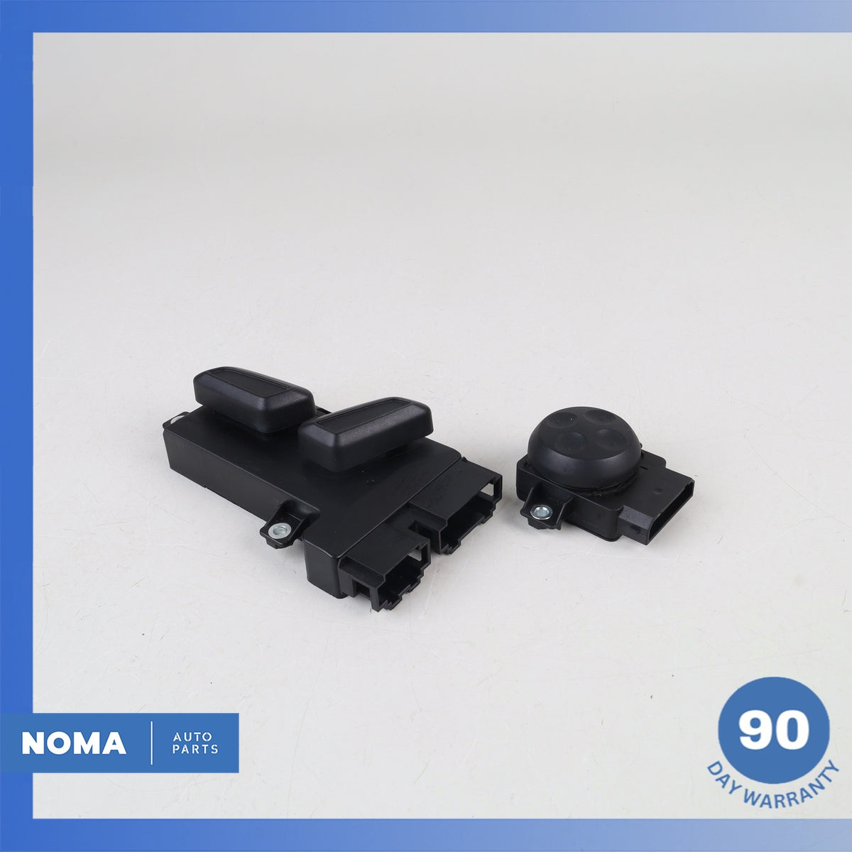 Audi 8U Q3 A7 S5 Front Left Side Power Seat Control Lumbar Switch Set Black OEM - photo 2